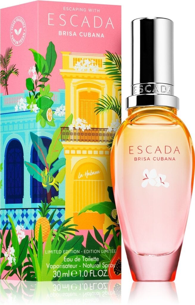Brisa Cubana Eau De Toilette Escada, 30 ml hind ja info | Naiste parfüümid | kaup24.ee