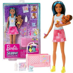 Кукла Barbie Skipper с ребенком и аксессуарами цена и информация | Игрушки для девочек | kaup24.ee