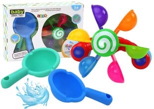 Игрушка для ванны с цветными чашами с двумя ложками цена и информация | Игрушки для малышей | kaup24.ee