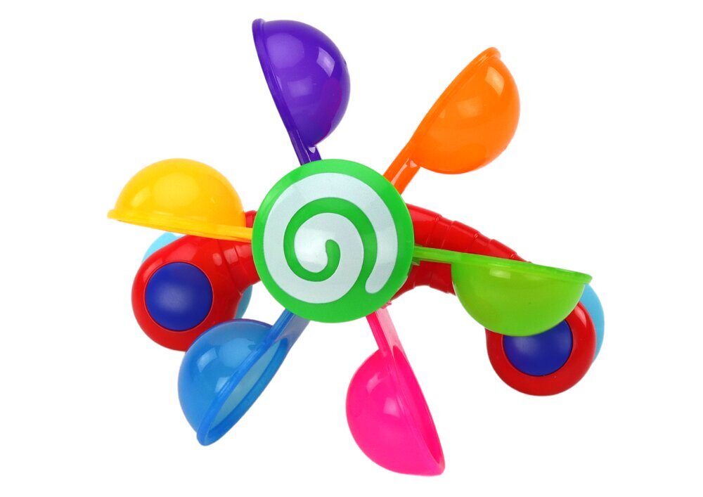Vannimänguasi koos värviliste kaussidega ja kahe lusikaga цена и информация | Imikute mänguasjad | kaup24.ee
