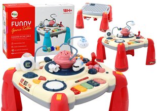 Интерактивный развивающий стол, красный цена и информация | Развивающие игрушки | kaup24.ee