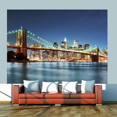 Fototapeet - Sparkling Brooklyn Bridge hind ja info | Fototapeedid | kaup24.ee