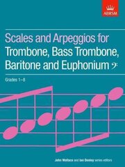 Scales and Arpeggios for Trombone, Bass Trombone, Baritone and Euphonium, Bass Clef, Grades 1-8 цена и информация | Книги об искусстве | kaup24.ee
