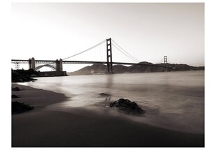 Fototapeet - San Francisco: Golden Gate Bridge in black and white hind ja info | Fototapeedid | kaup24.ee