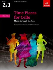 Time Pieces for Cello, Volume 2: Music through the Ages hind ja info | Kunstiraamatud | kaup24.ee
