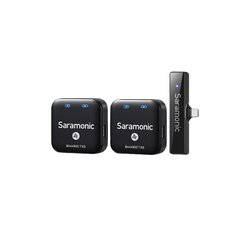 Беспроводной микрофонe Saramonic Blink900 S6 360°48khz/24bit 450mAh HIFI LCD GFSK PIFA type-c цена и информация | Микрофоны | kaup24.ee