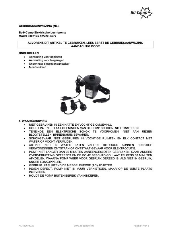 Kompressorpump 240l/min KM071756 hind ja info | Täispuhutavad madratsid ja mööbel | kaup24.ee