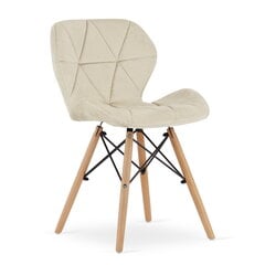 Komplektis 3 tooli Leobert Lago, beež/pruun hind ja info | Söögilaua toolid, köögitoolid | kaup24.ee