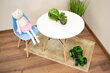 leobert Zubi 3 toolist koosnev komplekt lastele, sinine/pruun цена и информация | Laste lauad ja toolid | kaup24.ee