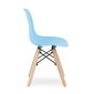 leobert Zubi 3 toolist koosnev komplekt lastele, sinine/pruun цена и информация | Laste lauad ja toolid | kaup24.ee