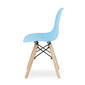 2 Leobert Zubi lastetoolist koosnev komplekt, sinine/pruun hind ja info | Laste lauad ja toolid | kaup24.ee