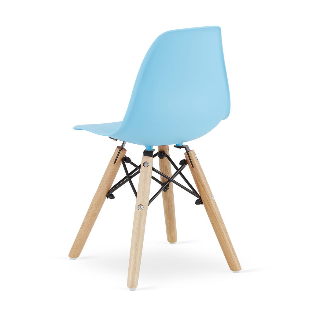 2 Leobert Zubi lastetoolist koosnev komplekt, sinine/pruun цена и информация | Laste lauad ja toolid | kaup24.ee