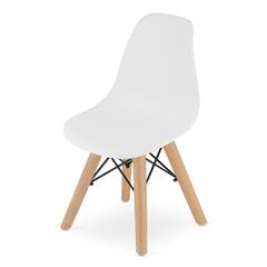 набор из 3 детских стульев Leobert Zubi, белый/коричневый цена и информация | Детские столы и стулья | kaup24.ee