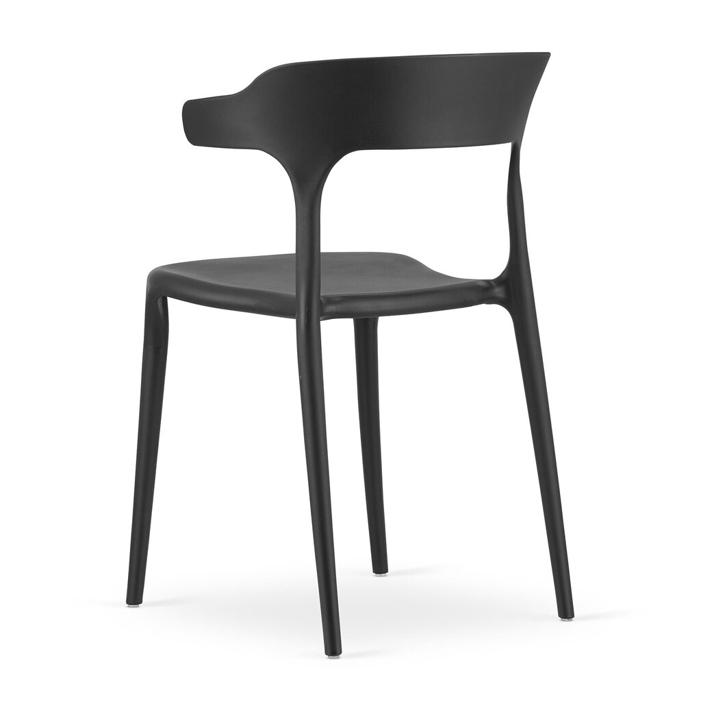 3 tooli Leobert Ulme komplekt, must hind ja info | Söögitoolid, baaritoolid | kaup24.ee