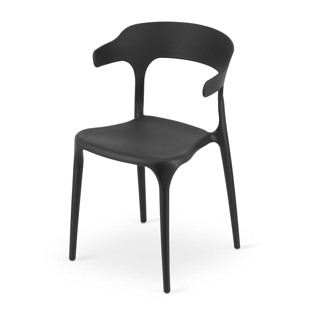 3 tooli Leobert Ulme komplekt, must hind ja info | Söögitoolid, baaritoolid | kaup24.ee