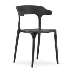 комплект из 3 стульев Leobert Ulme, черный цена и информация | Стулья для кухни и столовой | kaup24.ee