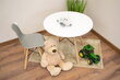 leobert Zubi 3 lastetoolist koosnev komplekt, pruun/hall цена и информация | Laste lauad ja toolid | kaup24.ee