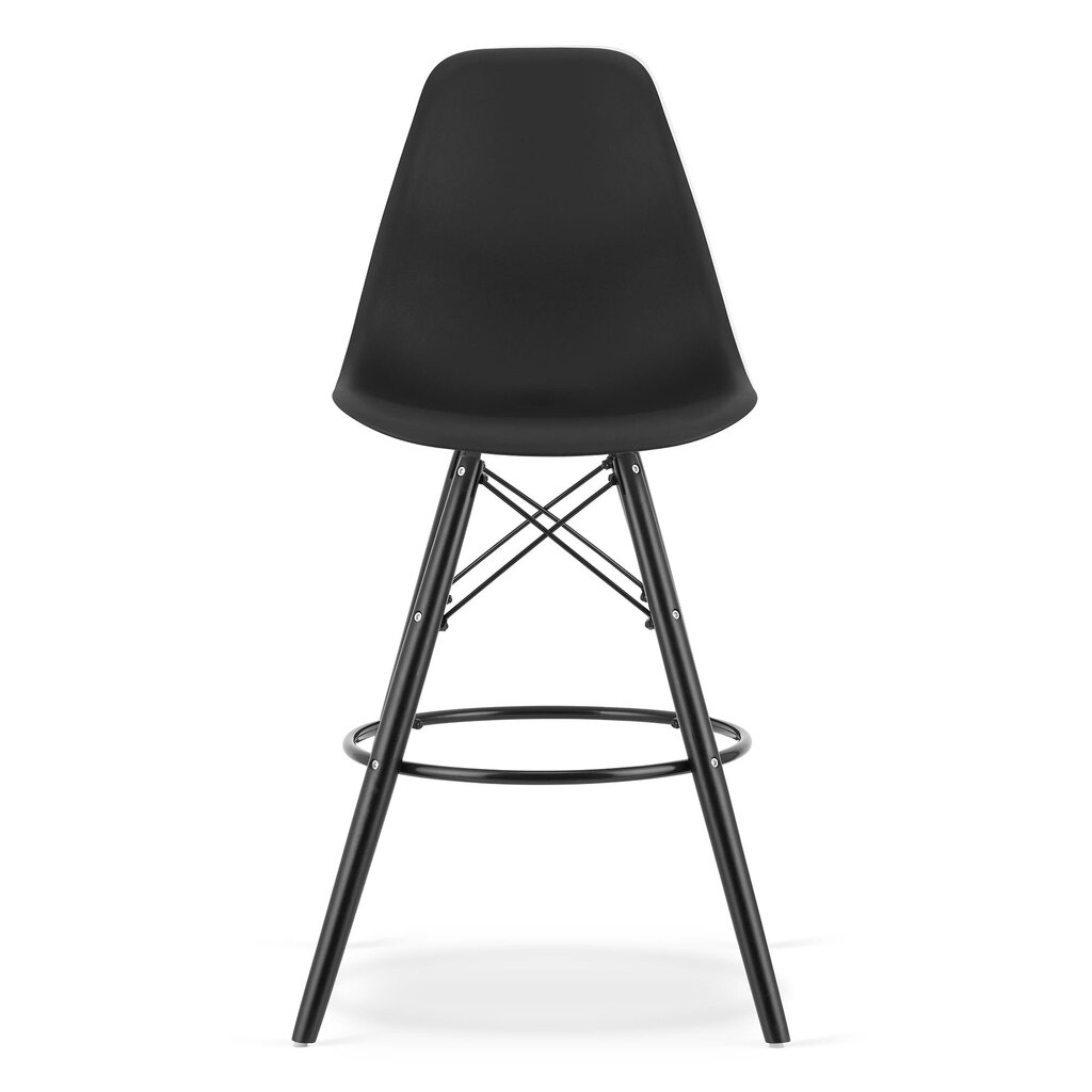 2 tooli Leobert Lamal, musta värvi hind ja info | Söögitoolid, baaritoolid | kaup24.ee