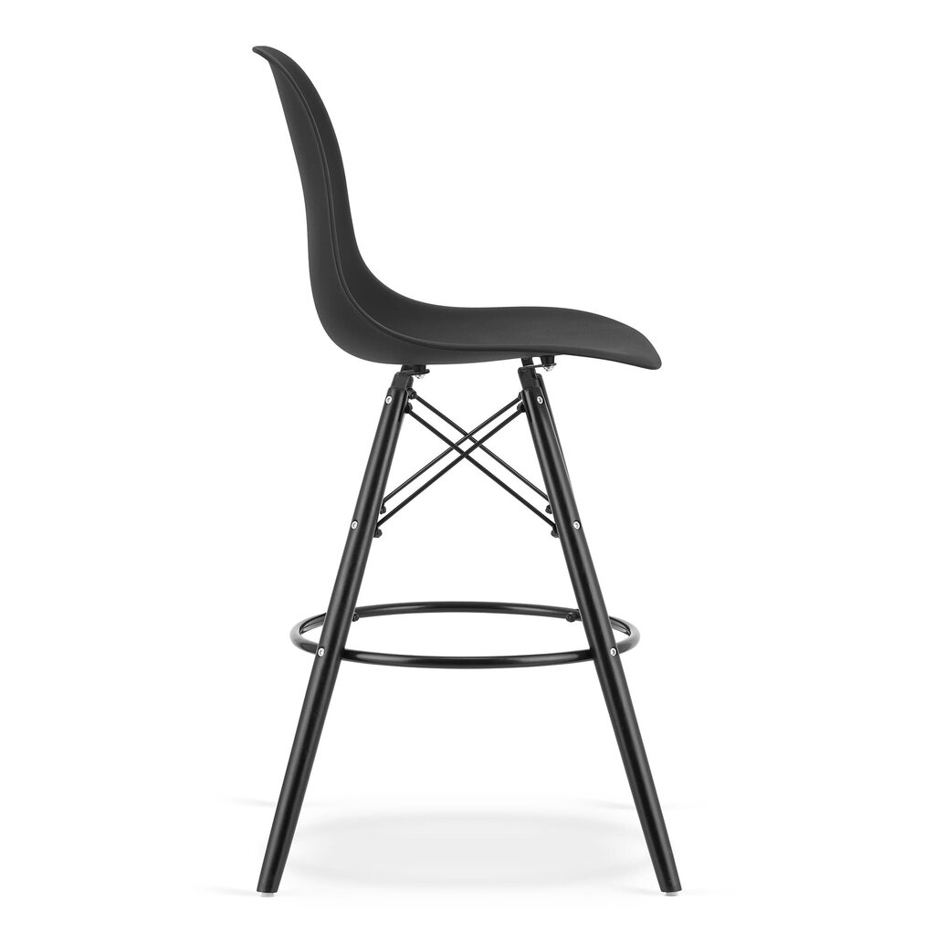 2 tooli Leobert Lamal, musta värvi hind ja info | Söögitoolid, baaritoolid | kaup24.ee