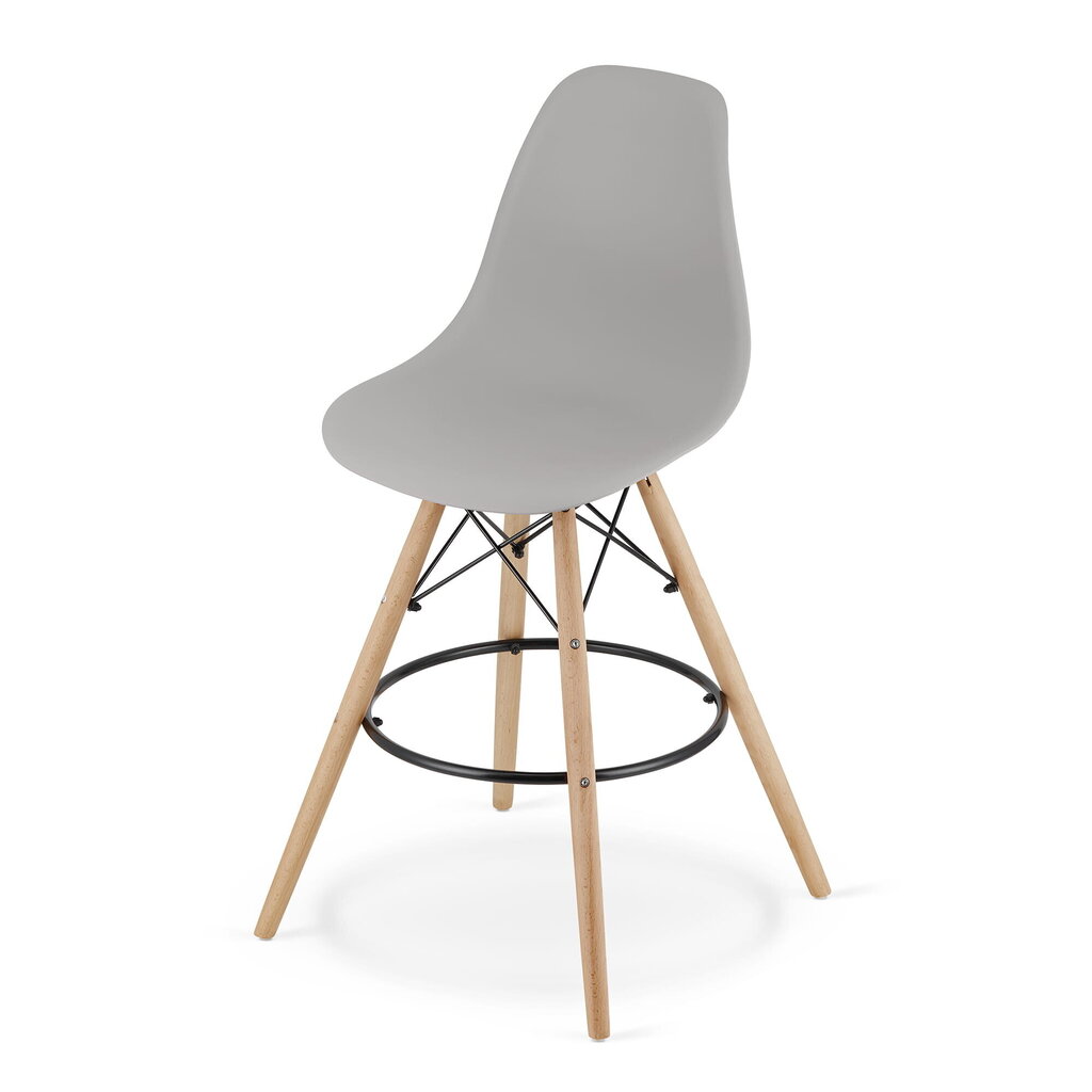 4 tooli Leobert Lamal, hall/pruun komplekt hind ja info | Söögitoolid, baaritoolid | kaup24.ee