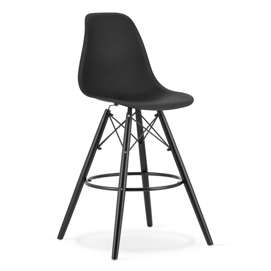 4 tooli Leobert Lamal, musta värvi hind ja info | Söögitoolid, baaritoolid | kaup24.ee