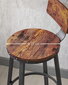2 tooli Leobert LBC026B01V1, must/pruun komplekt hind ja info | Söögitoolid, baaritoolid | kaup24.ee