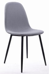 leobert Dart 3 toolist koosnev komplekt, hall/must hind ja info | Söögitoolid, baaritoolid | kaup24.ee