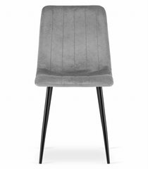 3 tooli Leobert Lava komplekt, hall/must hind ja info | Söögilaua toolid, köögitoolid | kaup24.ee