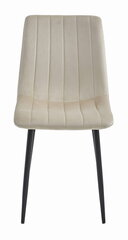 комплект из 4 стульев Leobert Lava, бежевый/черный цена и информация | Стулья для кухни и столовой | kaup24.ee