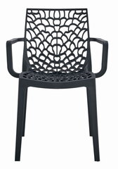 комплект из 2 стульев Leobert Okin, черный цена и информация | Стулья для кухни и столовой | kaup24.ee