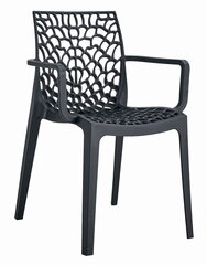комплект из 2 стульев Leobert Okin, черный цена и информация | Стулья для кухни и столовой | kaup24.ee