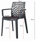 Leobert Okin tool, must hind ja info | Söögilaua toolid, köögitoolid | kaup24.ee