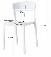 Komplektis 4 tooli Leobert Coco, must hind ja info | Söögitoolid, baaritoolid | kaup24.ee