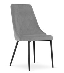 комплект из 4 стульев Leobert Imola, серый/черный цена и информация | Стулья для кухни и столовой | kaup24.ee
