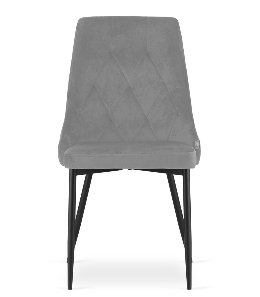 3 tooli Leobert Imola komplekt, hall/must цена и информация | Söögilaua toolid, köögitoolid | kaup24.ee