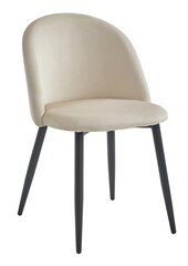 комплект из 3 стульев Leobert Bello, черный/бежевый цена и информация | Стулья для кухни и столовой | kaup24.ee