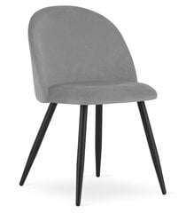 комплект из 4 стульев Leobert Bello, серый/черный цена и информация | Стулья для кухни и столовой | kaup24.ee