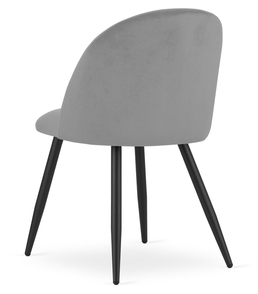 Leobert Bello tool, hall/must цена и информация | Söögilaua toolid, köögitoolid | kaup24.ee