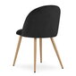 3 tooli komplekt Leobert Bello, must/pruun цена и информация | Söögitoolid, baaritoolid | kaup24.ee