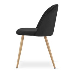 комплект из 2 стульев Leobert Bello, черный/коричневый цена и информация | Стулья для кухни и столовой | kaup24.ee
