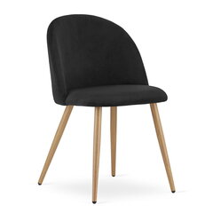 Komplektis 2 tooli Leobert Bello, must/pruun hind ja info | Söögitoolid, baaritoolid | kaup24.ee