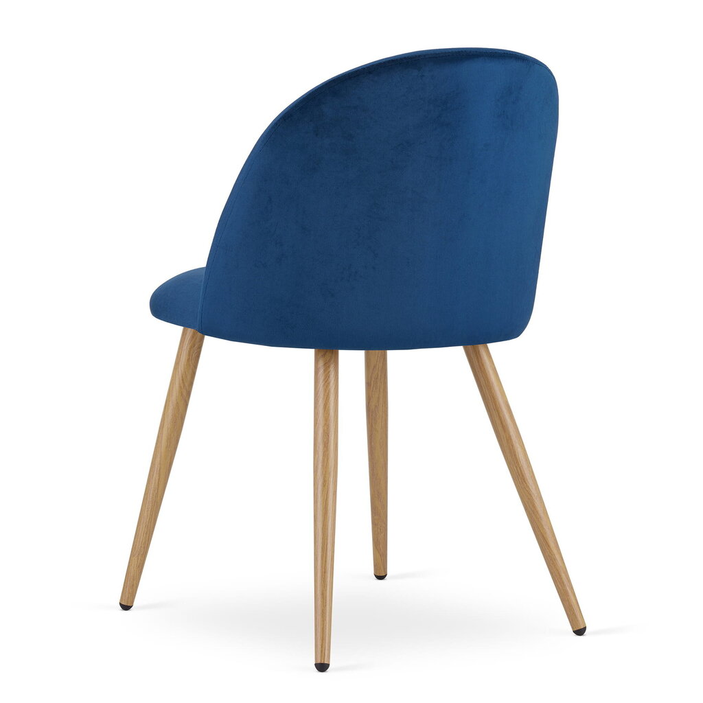 Komplektis 3 tooli Leobert Bello, sinine/pruun hind ja info | Söögitoolid, baaritoolid | kaup24.ee