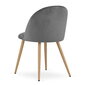 Komplektis 4 tooli Leobert Bello, hall/pruun hind ja info | Söögilaua toolid, köögitoolid | kaup24.ee