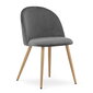 Komplektis 3 tooli Leobert Bello, hall/pruun hind ja info | Söögitoolid, baaritoolid | kaup24.ee