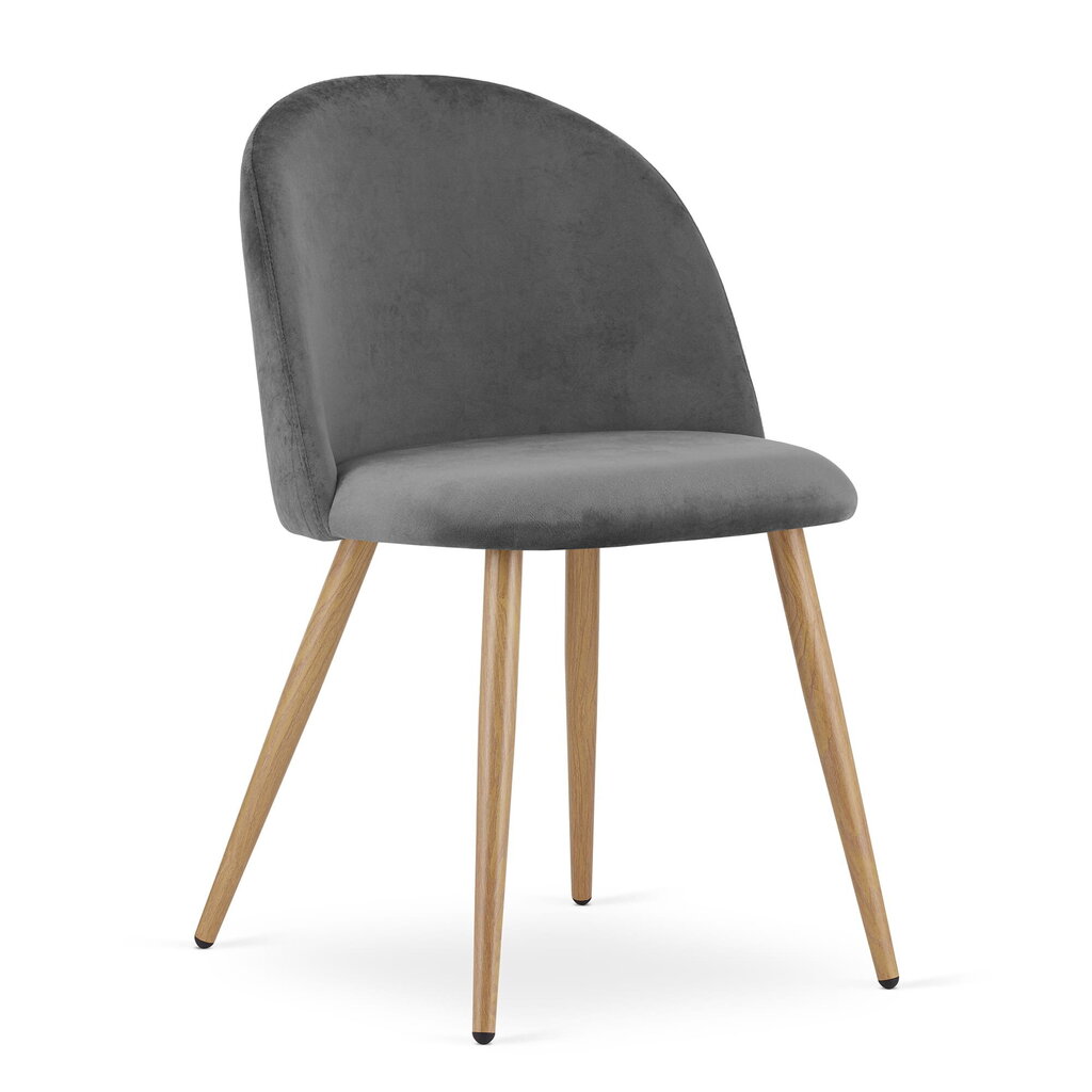 Komplektis 2 tooli Leobert Bello, hall/pruun hind ja info | Söögitoolid, baaritoolid | kaup24.ee