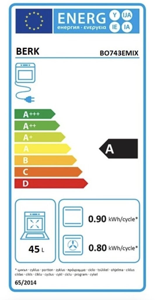 Berk BO 664MT G BX/YK цена и информация | Ahjud | kaup24.ee