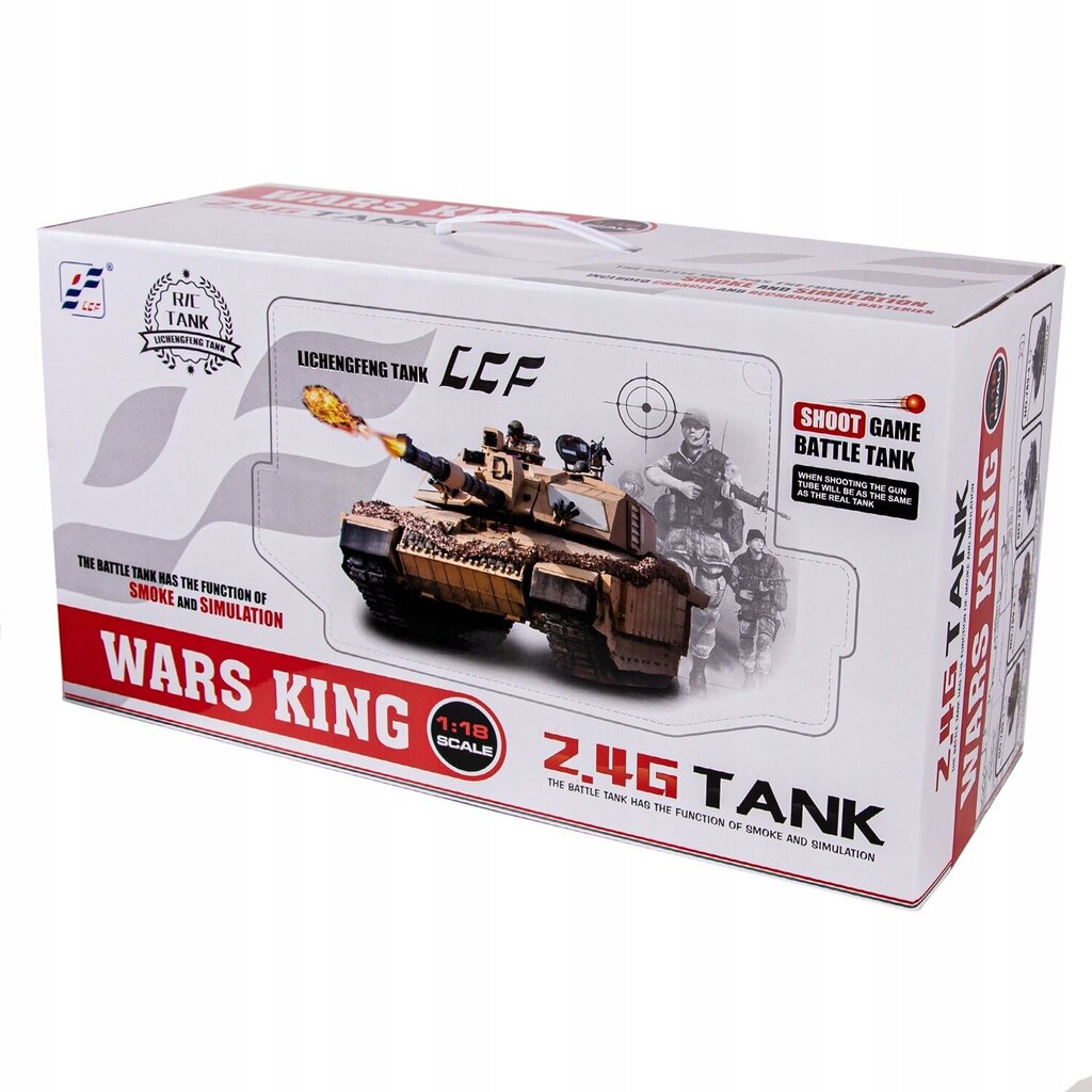 Kaugjuhitav tank RC Leopard hind ja info | Poiste mänguasjad | kaup24.ee