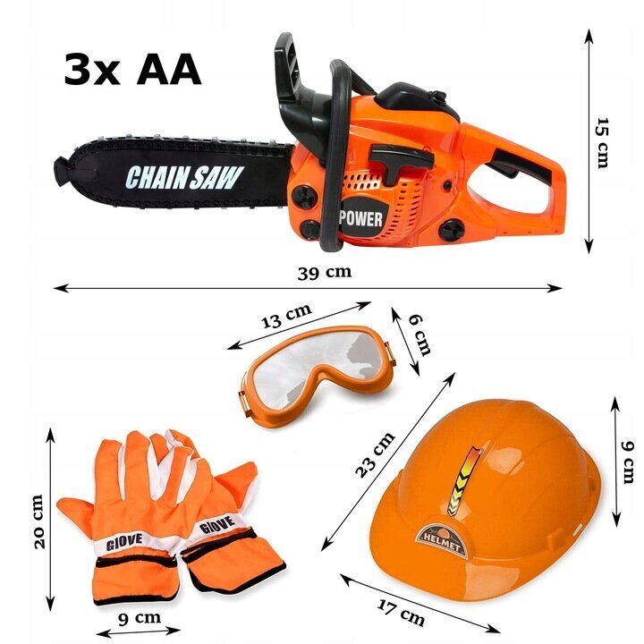 Bensiinimootoriga mootorsaag lastele 4 in 1 hind ja info | Poiste mänguasjad | kaup24.ee
