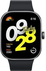 Xiaomi Redmi Watch 4 Obsidian Black цена и информация | Смарт-часы (smartwatch) | kaup24.ee