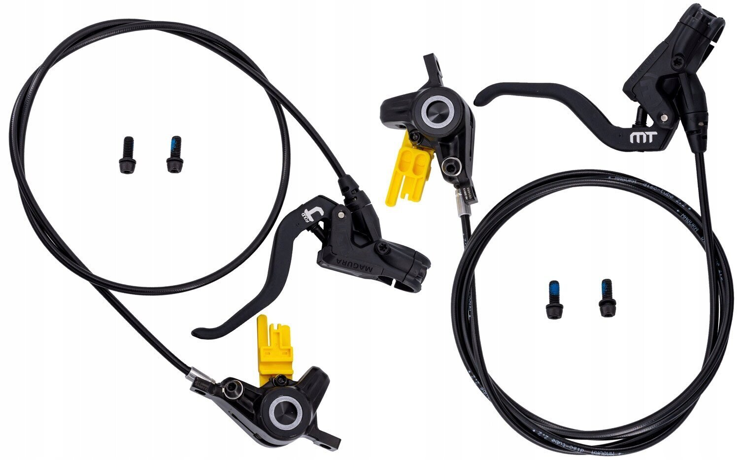 MAGURA hüdraulilised pidurid MT-4 Complete 1000/2000 hind ja info | Muud jalgratta varuosad | kaup24.ee